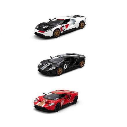 Машинка Kinsmart FORD GT HERITAGE EDITION (5448W) інер - 1