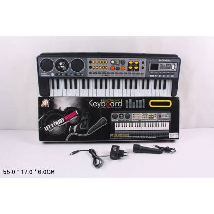 Синтезатор дитячий MQ MQ4911 з мікрофоном, 49 клавіш - 1