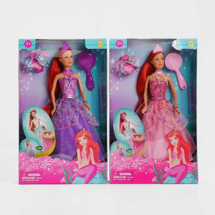 Лялька "Defa" 8188 (48) 30 см, 2 види, русалонька, аксесуари, у коробці - 1