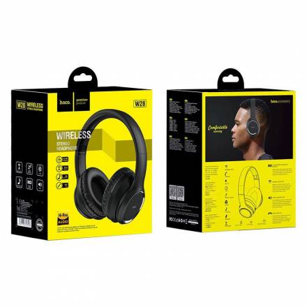 Навушники HOCO W28 Journey wireless headphones Black - 1