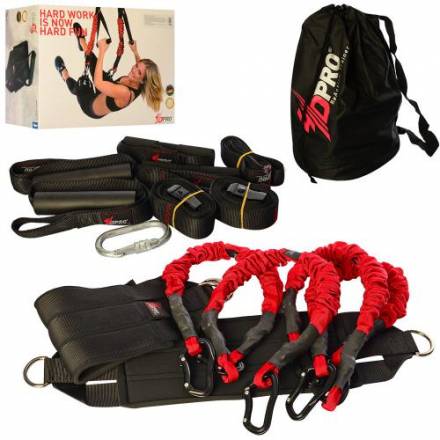 Тренажер MS 2941 (4шт) тренировочные петли, для фитнеса, турника, сумка,в кор-ке,36-19-26см - 1