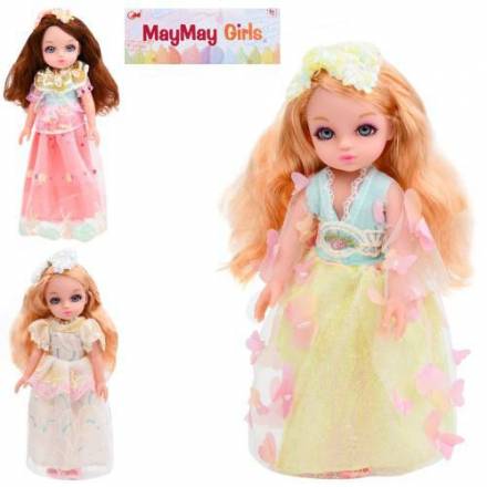 Лялька B206-D-E-F (32шт) 30см, муз, 3 види, бат(табл), у пакеті, 21-40-7см - 1