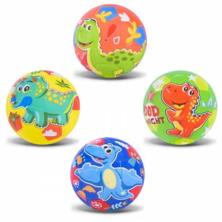 М'яч фомовий арт. PB25106 (300шт)  10 см, 4 види, пакет 16*14*9 см - 1