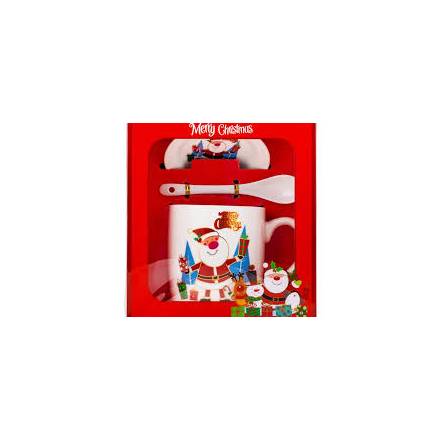 Посуд чашка 9150-006 Санта 350ml - 1