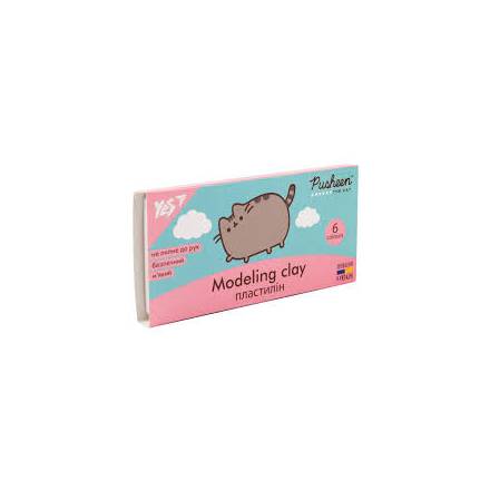 Пластилін 6 кол. 120г "Yes" /540651/ "Pusheen" (1/40) - 1