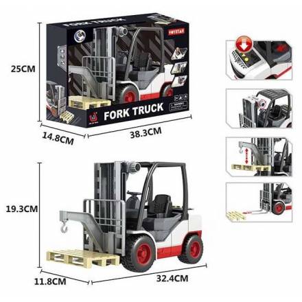 Спецтехніка 666-61 P Forklift 3 активні кнопки, світло, звук - 1