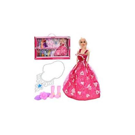 Лялька з вбранням YT6006 (24шт) 28см, плаття, взуття, прикраси, в кор-ці, 52-32-6см - 1