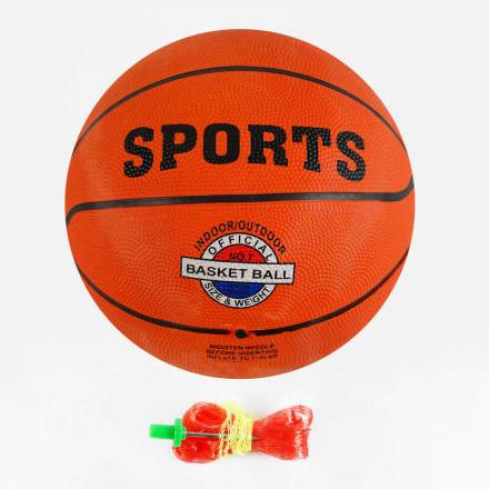 М'яч баскетбольний C 62967 (50) 1 вид, матеріал PVC, вага 500 грамів, розмір №7 - 1