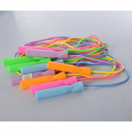 Скакалка MS 3295 (180шт) 280см, веревка-резина, ручка-пластик, подшипник, 5цвето - 1
