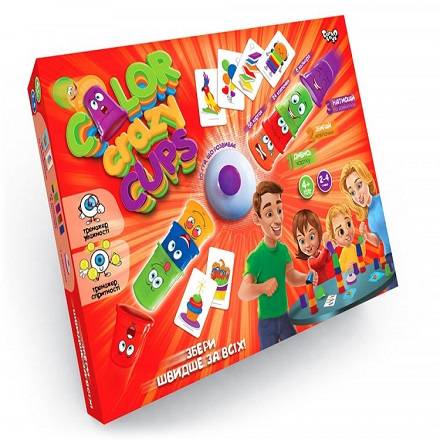 Настільна розважальна гра "Color Crazy Cups" укр (5)/CCC-01-01U - 1