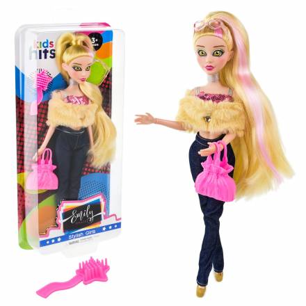 Лялька Emily Grace арт. KH24/009 в стильному вбранні, аксес,  короб.16,4*37,5*5,2 см - 1