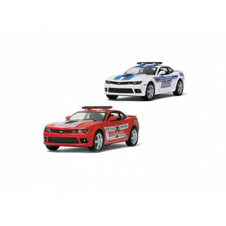 Машинка KT 5383WPR (24шт) металл,инер-я,1:38, откр.двери, 2вида(полиция,пожарная),в кор-ке,16-8-7см - 2