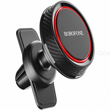 Автотримач для мобільного телефону Borofone BH12 (Чорно-Червоний) - 1
