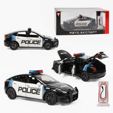 Машинка RS-08021 (24) "Авто Експерт", електромобіль, зарядна станція, металопластик, масштаб 1:24, з - 1