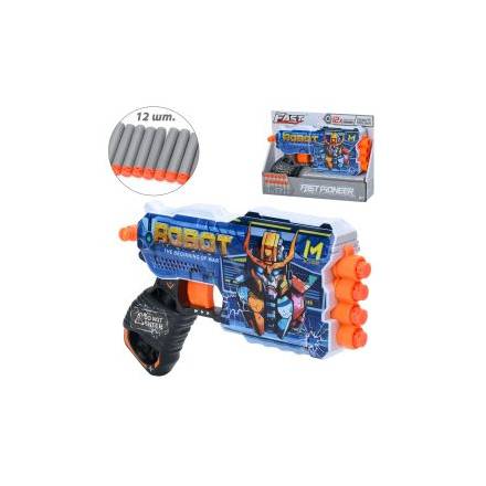 Пістолет BH141 (36шт) 22,5см, м'які кулі 12шт, в кор-ці, 23,5-17,5-5см - 1