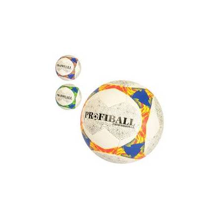 Мяч футбольный 2500-145 (30шт) размер 5, ПУ1,4мм, ручная работа, 32панели, 410-430г, 3цвета - 1