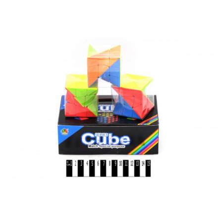 Кубик-рубик (коробка, 6шт) FX7832 (752624) р.18,7*12*6,5см - 1