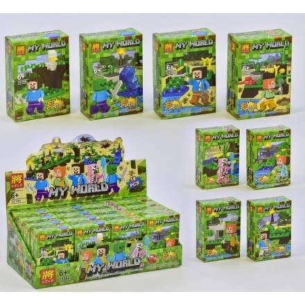 Конструктор Lele My World 33186 (30) /ЦЕНА ЗА БЛОК/ 16шт в блоке [Коробка] - 1