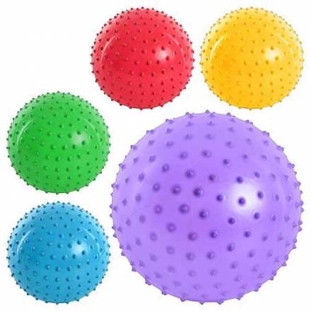 Мяч массажный MS 0664 (250шт) 6 дюймов, ПВХ, 45г, 6 цветов - 1