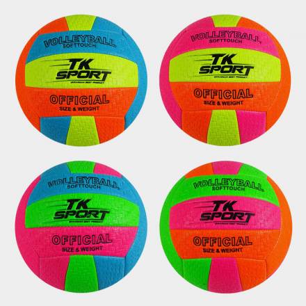 М'яч волейбольний C 44411 (60) "TK Sport", 4 види, вага 300 грамів, матеріал TPU - 1
