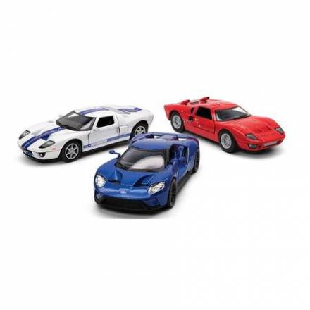Машина легкова FORD COLLECTION 5'' KT5450W метал.інерц.відкр.дв.3в.4кол.кор. - 1