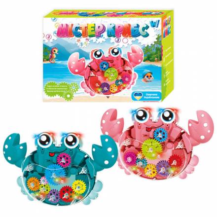 Музична іграшка "Містер Крабс" 94219 "WToys", 2 кольори, ОЗВУЧУВАННЯ УКРАЇНСЬКОЮ МОВОЮ - 1