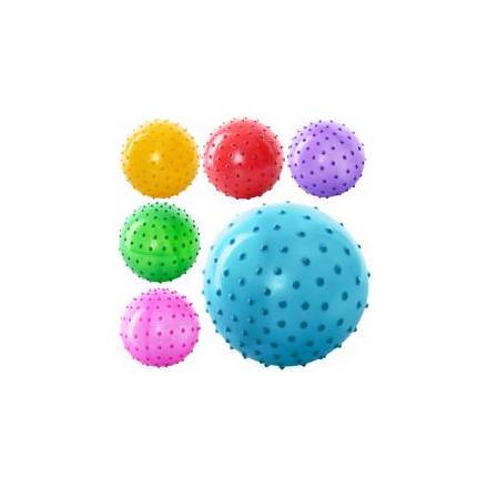 Мяч массажный MS 0021 (250шт) 3 дюйма, ПВХ, 20г, 6 цветов, - 1