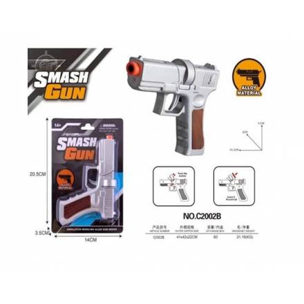 Пістолет мет. арт. C2002B (60in) під пістони, на планшетці 20,5*14*3,5 см - 1