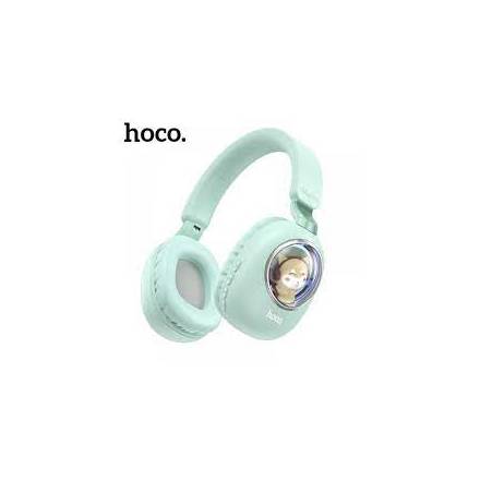Навушники HOCO ESD11 Cute luminous BT headphones Mint Green - 1