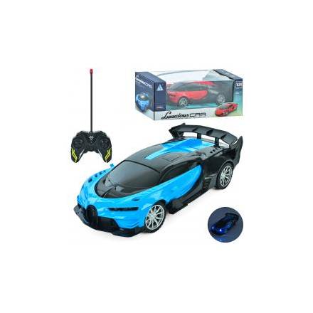 Машина 19-3B (36шт) р/к, 19см, 1:24, світло, гумові колеса, 2 кольори, на бат-ці, в кор-ці, 25-9,5-1 - 1