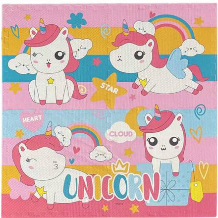 Килимок-пазл C 73905 C 73915 (12) 4 елементи, 1 елемент 60х60 см, у плівці - 1