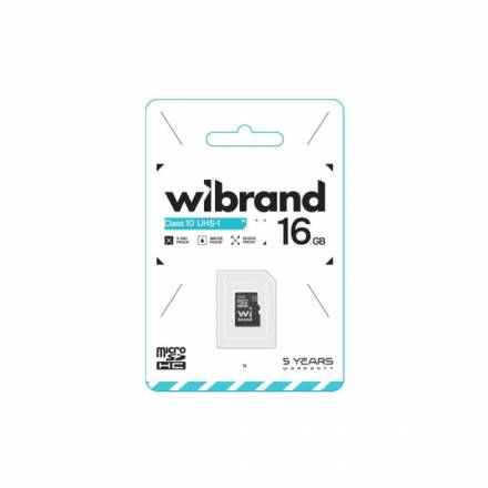 Карта памяті Wibrand microSDHC 16Gb, 1901 - 1