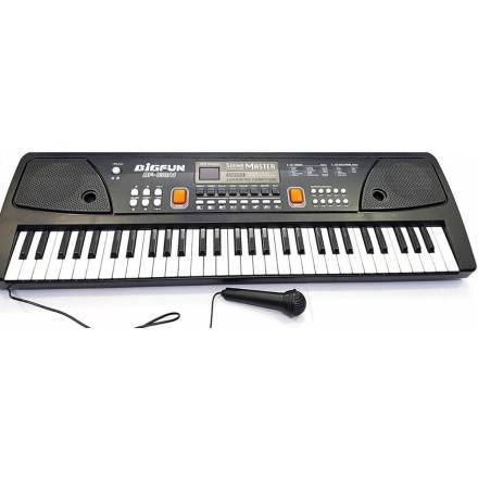Синтезатор BF-630A1 (18шт) 61клавіша,мікрофон,USBшнур,запис,Demo,на бат-ці,в кор-ці,63-20,5-6,5см - 1