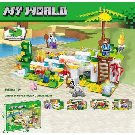 Конструктор 44119 (24/2) 568+ елементів, 1 елемент з підсвічуванням, фігурки героїв, в коробці - 1