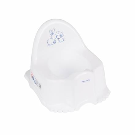 Горшок ЕСО "Зайчики" з музикою (Білий)/"TEGA",PO-059-103 - 1