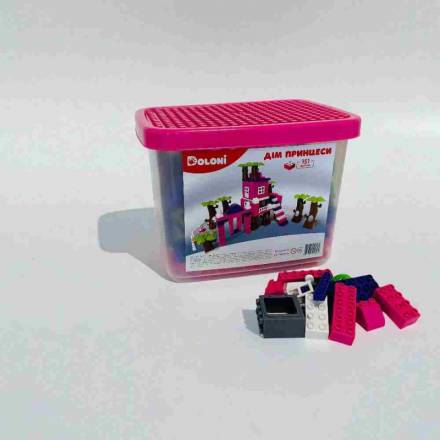 Конструктор "ДІМ ПРИНЦЕСИ" 151 детал. 013888/03 в пластик. боксі - 1