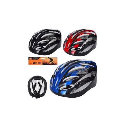 Шолом MS 1786 (40шт) 11 отворів,розмір великий,3 кольори,кул,25-39-12см - 1