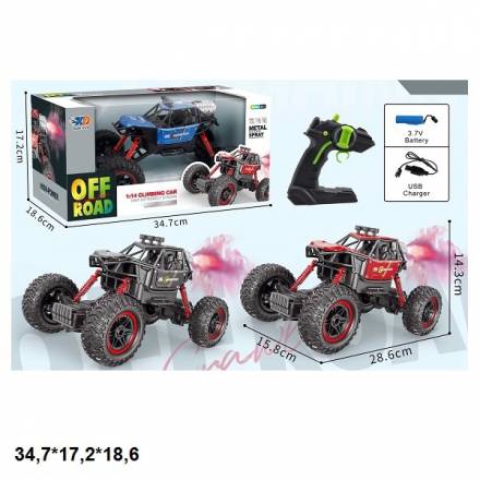 Всюдихід 3688-P126A метал.акум.USB.світ.дим.3кол.кор.34,7*17,2*18,6 - 1