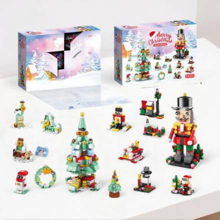 Конструктор 8972-3 (32) адвент-календар, 583 деталі,  6в1, 12 віконець,  в коробці - 1