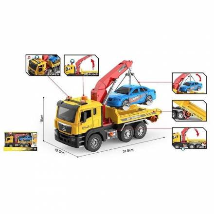 Евакуатор WY 1119 A, підсвітка, звук, інерція, довжина 31 см, рухомі деталі - 1