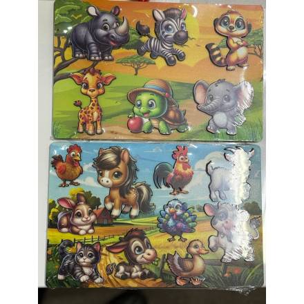 Дерев'яні пазли свійські тварини, 2255 - 2