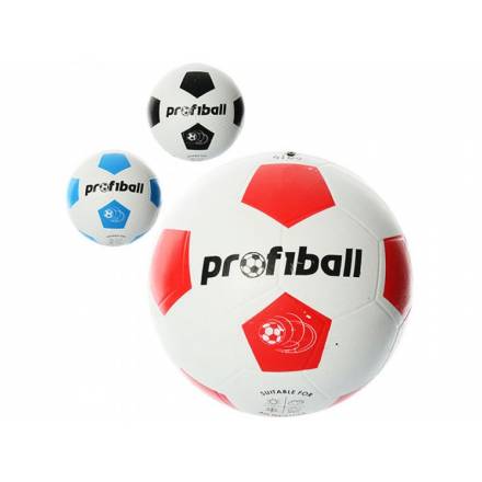 Мяч футбольный VA 0014 (30шт) размер 5, резина, гладкий, 400г, Profiball, сетка, в кульке, 3цвета - 1