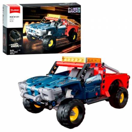 Конструктор SLUBAN M38-B1341 (24шт) авто серія, машина, 223дет, в кор-ці, 30-19-6,5см - 1