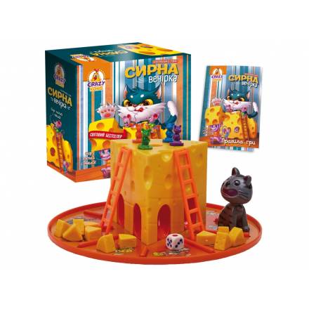 Гра настільна Vladi Toys розважальна. Сирна вечірка VT8055-38 (укр) - 1