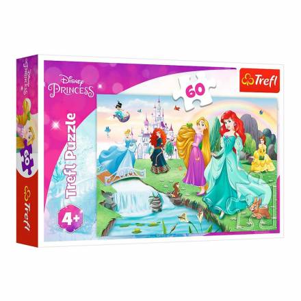 Пазл Trefl Disney Princess Принцессы 60 деталей (17361) - 1