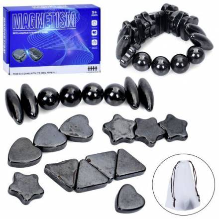 Настільна гра KJ106B (48шт) магнитна, логічна, стратегія, магніти 20шт, мотузка, в кор-ці, 16-11-3см - 1