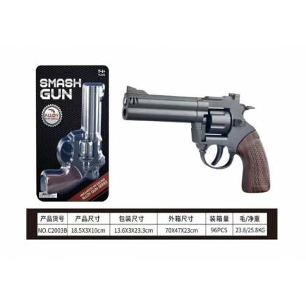 Пістолет мет. арт. C2003B (96шт) під пістони, на планшетці 23*13,6*3,5 см - 1