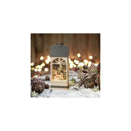 Новорічний ліхтар WDL-24074/0147 з музикою та ефектом падаючого снігу - 1