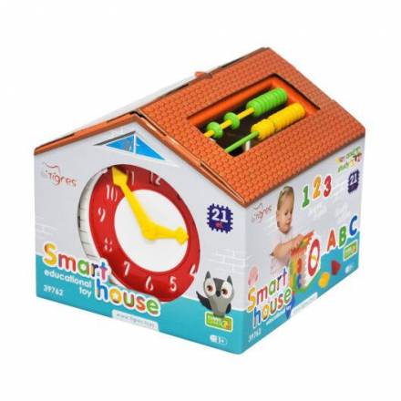 Іграшка-сортер "Smart house" 21 ел. в коробці 39762 Tigres - 1