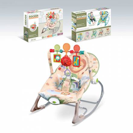 Шезлонг 68170-1 (8) мелодії, 3 підвіски, заспокійлива вібрація, в коробці - 1